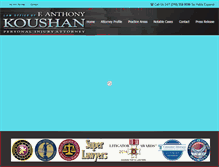 Tablet Screenshot of koushanlaw.com